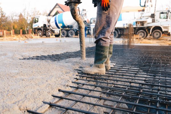 Poured Foundation Installation in Middletown