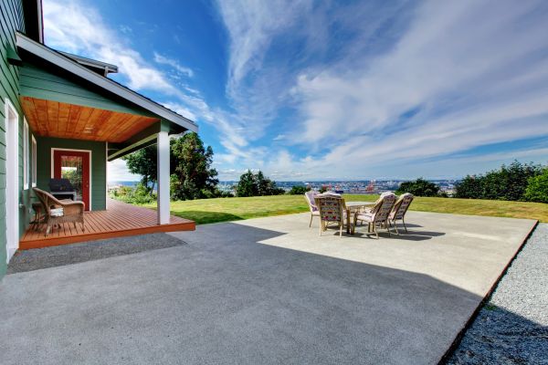 Backyard Concrete Paving in Middletown