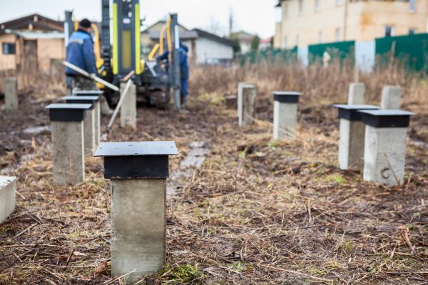 Concrete Piling Installation in Middletown