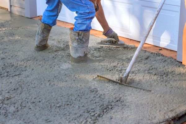 Driveway Slab Construction in Middletown
