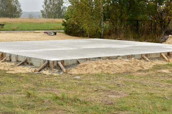 Garage Foundation Building in Middletown
