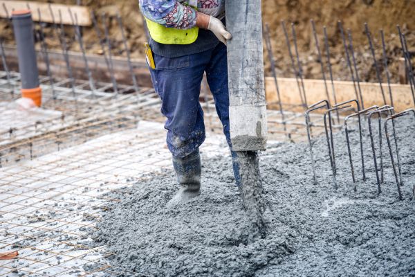 Cabin Foundation Pouring in Middletown